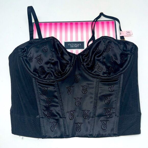 🔥VICTORIA'S SECRET logo bra 34C multiway unlined  very sexy  new - Picture 2 of 8